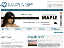 Tablet Screenshot of movingimages.ca